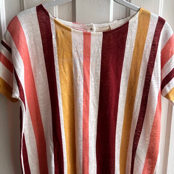 Sezane Andre Striped Linen Top - Picture 3 of 8